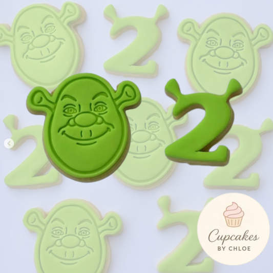 Number 2 (Shrek Font) Mini Cookie Cutter - 5.5cm