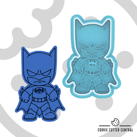 Cartoon Batman Cookie Cutter and Embosser - 8.4cm x 5.6cm