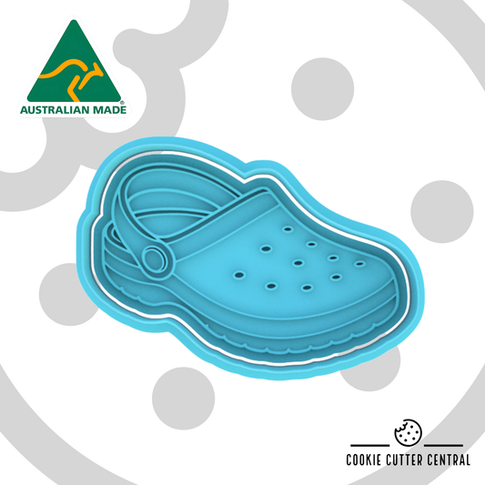 Croc Cookie Cutter and Embosser - 5.7cm x 8.5cm