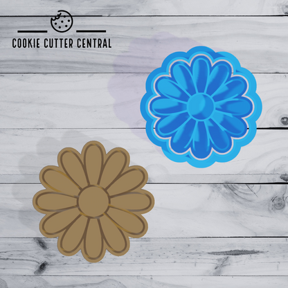 Daisy Cookie Cutter and Embosser 5.5cm