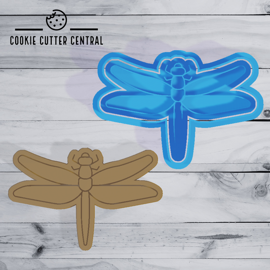 Dragonfly Design 1 Cookie Cutter and Embosser - 6.4cm x 9.7cm