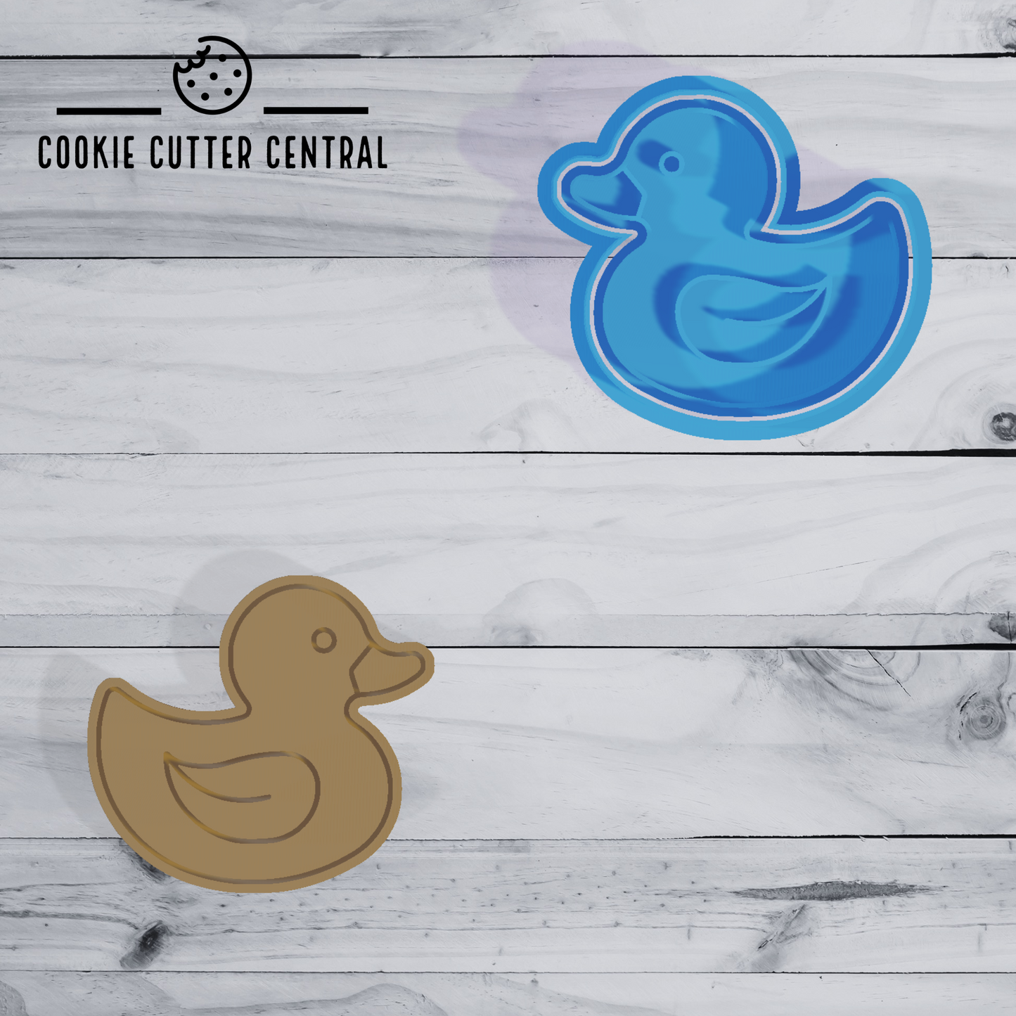 Mini Rubber Duck Cookie Cutter and Embosser - 3.7cm x 4cm