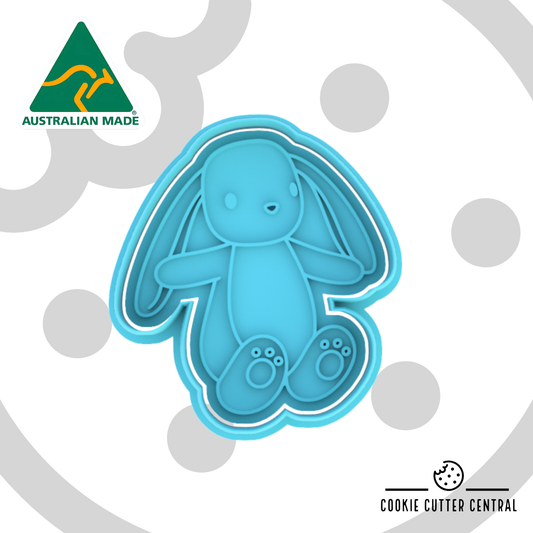 Bunny Doll Cookie Cutter and Embosser - 8.6cm x 7.6cm