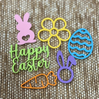 Easter Set Cupcake Toppers - 6 Pack