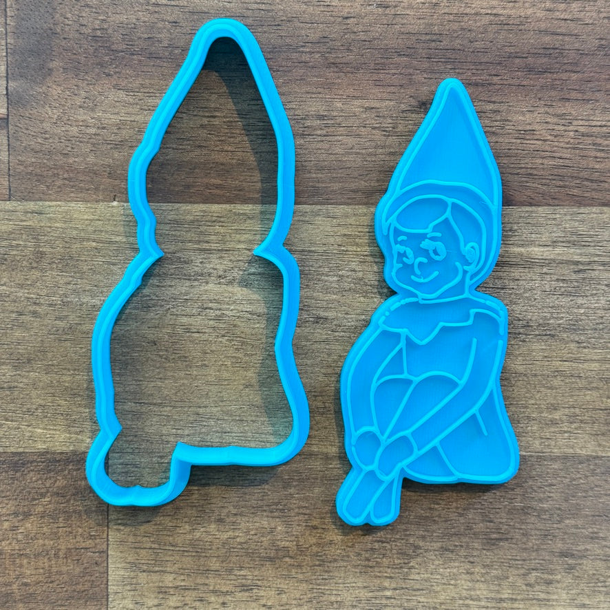 Elf on the Shelf Cookie Cutter and Embosser - 11.1cm x 4.6cm