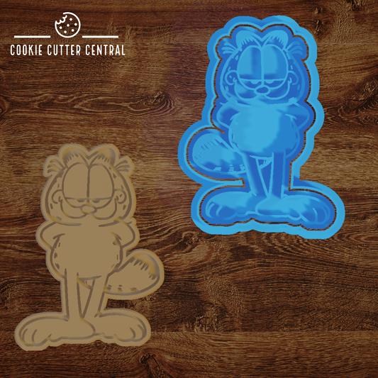 Garfield Cookie Cutter and Embosser - 9.9cm x 7.1cm