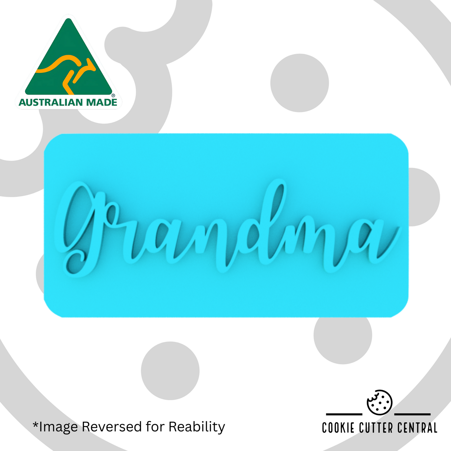 Grandma Fondant Embosser - Fits 7.5cm Circle