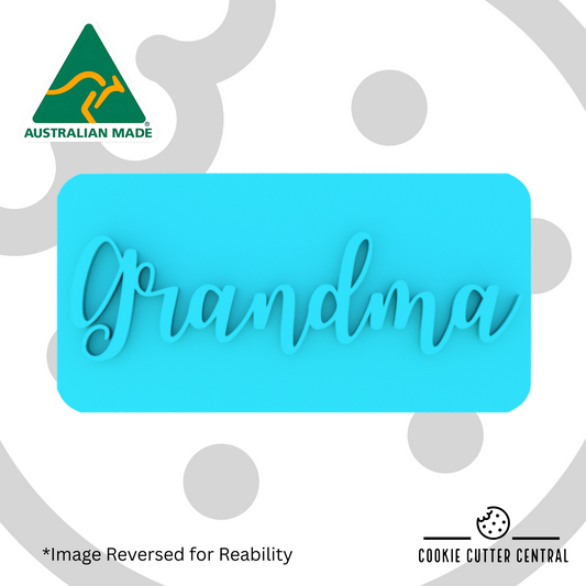 Grandma Fondant Embosser - Fits 7.5cm Circle