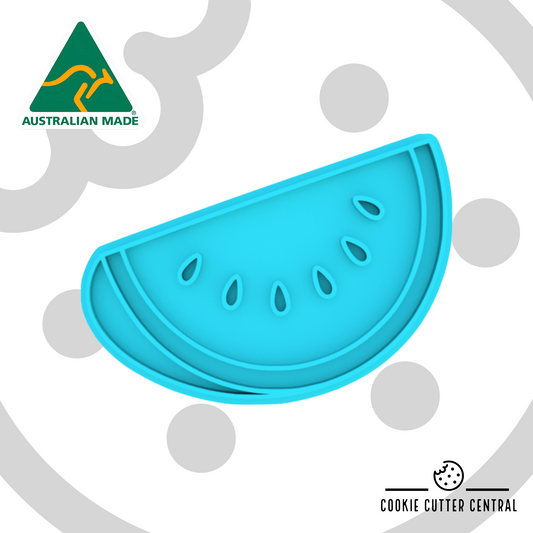 Mini Half Watermelon Cookie Cutter and Embosser - 4cm x 5.5cm