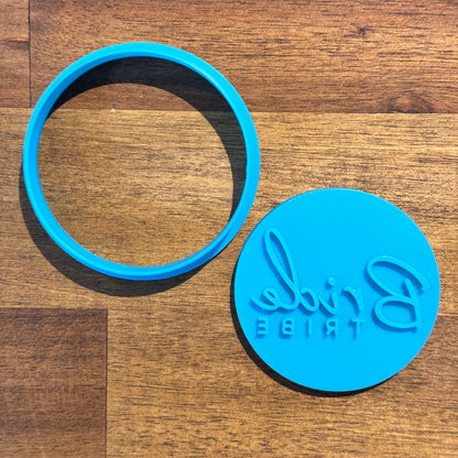Bride Tribe Cookie Cutter and Embosser - 6.5cm Round