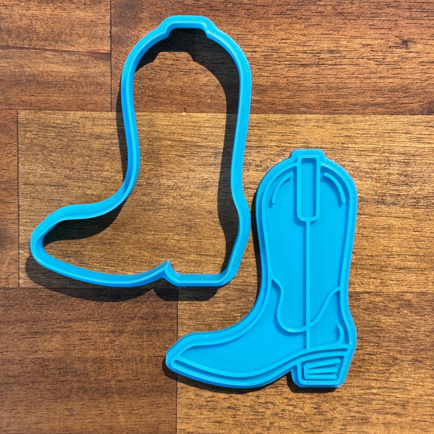 Cowboy Boot Cookie Cutter and Embosser - 8.6cm x 6.9cm