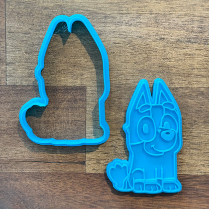 Bluey - Socks Cookie Cutter and Embosser - 8.4cm x 5.6cm