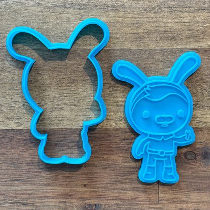 Octonauts - Tweak Bunny Cookie Cutter and Embosser - 10.7cm x 7.1cm