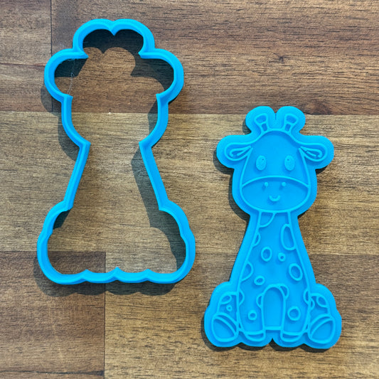 Baby Giraffe Cookie Cutter and Embosser - 10.9cm x 6.2cm