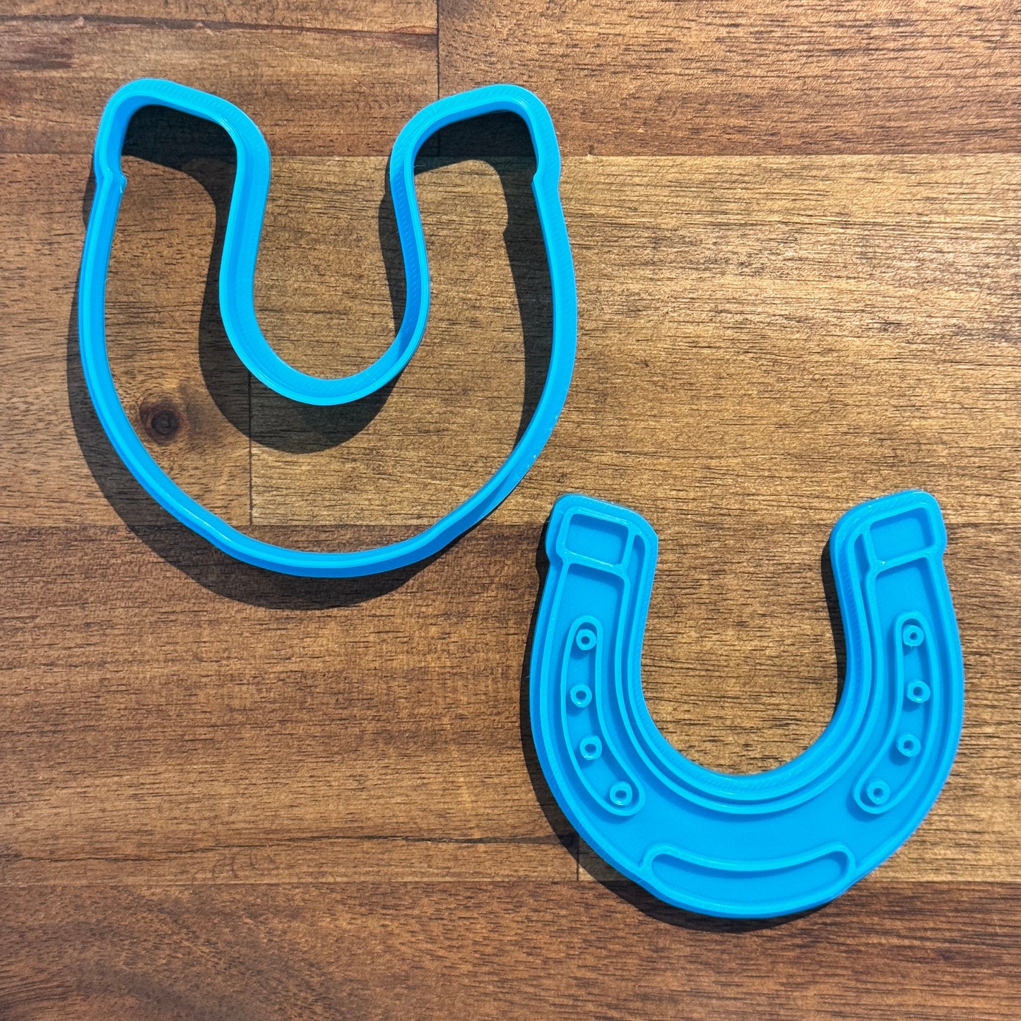 Horseshoe Cookie Cutter and Embosser - 7.5cm x 7.6cm