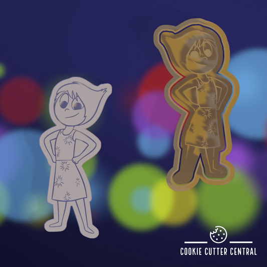 Disney Inside Out Joy Cookie Cutter and Embosser - 11.1cm x 5cm