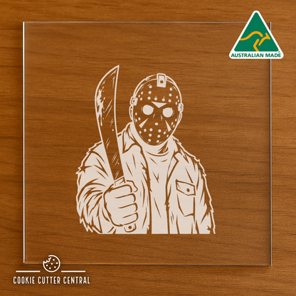 Jason Voorhees — Friday the 13th Cookie Cutter and Embosser - 7.4cm x 6.2cm