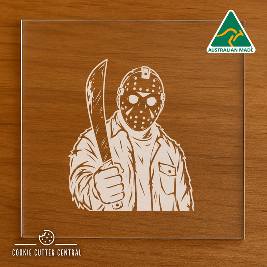 Jason Voorhees — Friday the 13th Cookie Cutter and Embosser - 7.4cm x 6.2cm