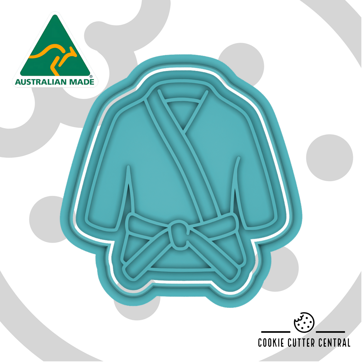 Karate Uniform Cookie Cutter and Embosser - 6.5cm