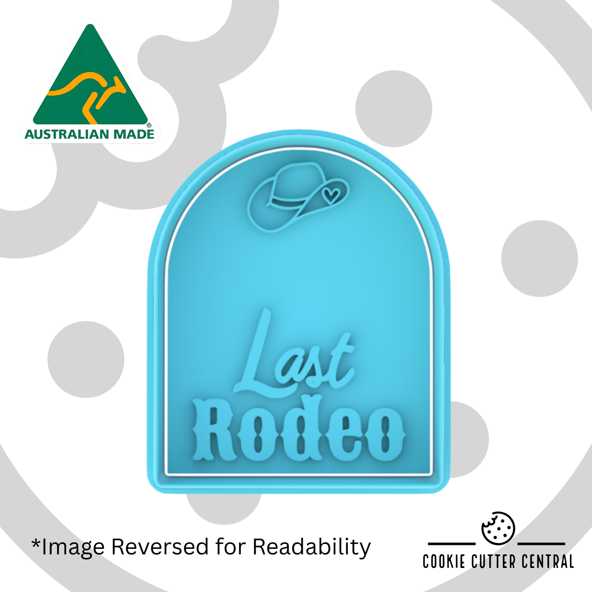 Last Rodeo Arch Cookie Cutter and Embosser - 7.5cm x 6.1cm