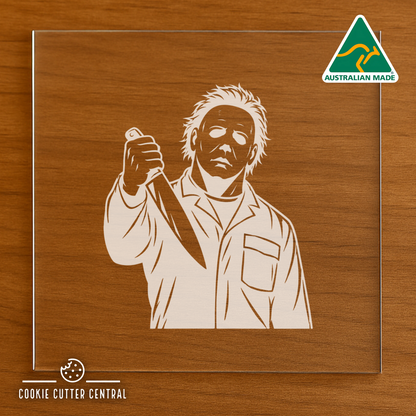 Michael Myers — Halloween Cookie Cutter and Acrylic Debosser - 7.5cm x 6.4cm