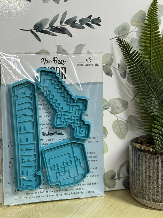 Minecraft Cookie Cutter and Embosser Gift Pack