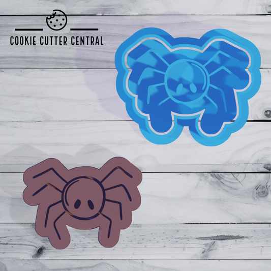 Mini Spider Cookie Cutter and Embosser - 4cm x 5.2cm