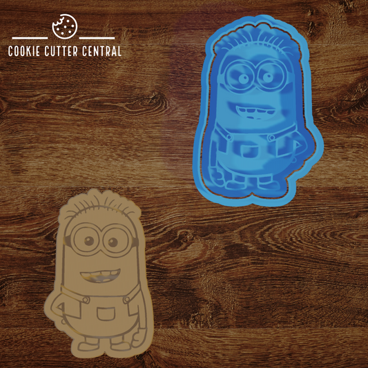 Minion Cookie Cutter and Embosser - 9.3cm x 6cm