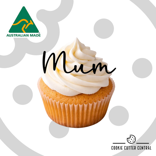Mum Cupcake Toppers - 5cm