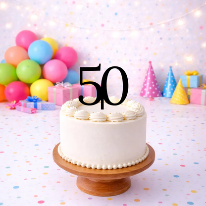Number 50 Cake Topper – 15cm