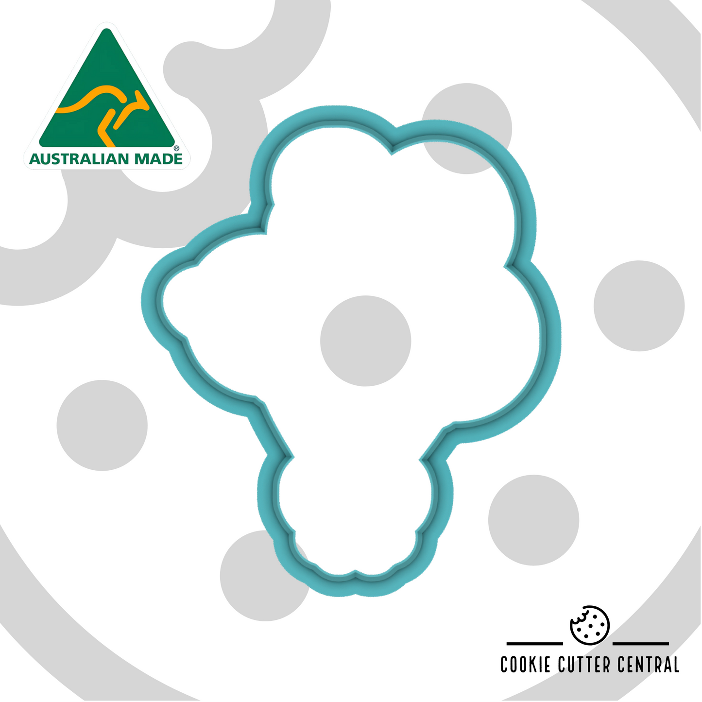 Number 3 - Space Balloons Cutter for Acrylic Debosser - 8.1cm x 6.8cm