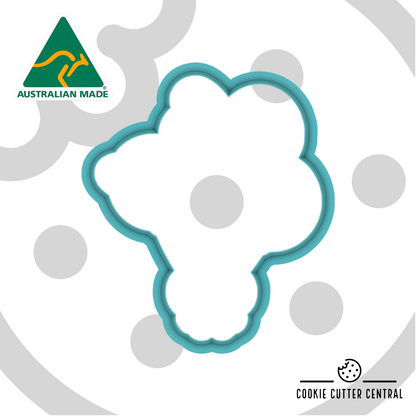 Number 6 - Space Balloons Cutter for Acrylic Debosser - 8.1cm x 6.9cm
