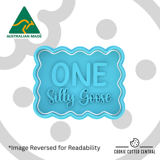 ONE Silly Goose Cookie Cutter and Embosser - 6.1cm x 7.9cm