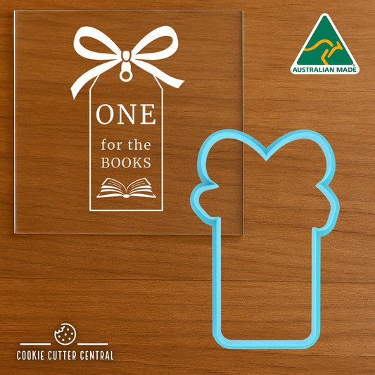 ONE for the Books Bookmark Cookie Cutter for Acrylic Debosser - 9.5 x 6.2cm