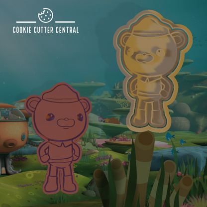 Octonauts Characters Cookie Cutter and Embosser Set