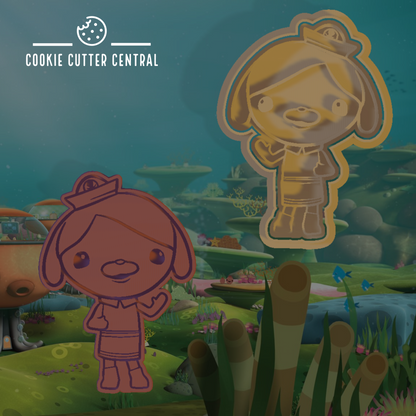 Octonauts Characters Cookie Cutter and Embosser Set