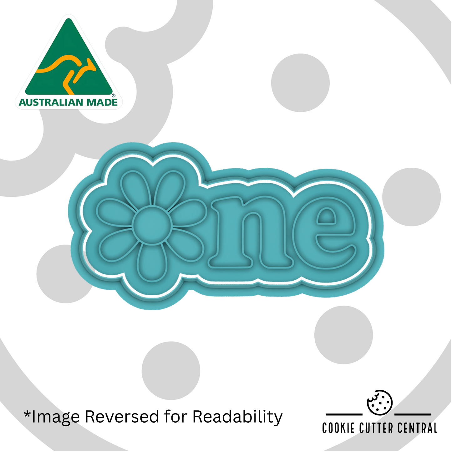 One with Daisy Cookie Cutter and Embosser - 4.6cm x 9.6cm