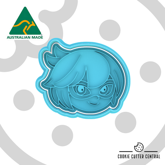 PJ Masks - Luna Girl Cookie Cutter and Embosser - 6cm x 7.2cm