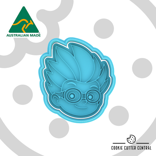 PJ Masks - Romeo Cookie Cutter and Embosser - 7cm x 6.2cm