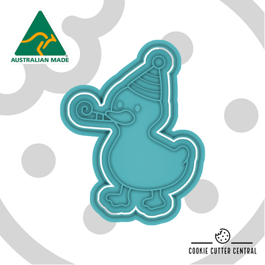 Party Goose Cookie Cutter and Embosser - 8.9cm x 6.7cm