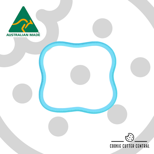 Wavy Edge Plaque Cookie Cutter - 5.9cm x 6.4cm