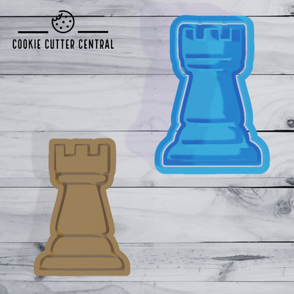 Chess Pieces Cookie Cutter & Embosser Set