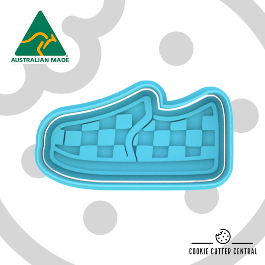 Van Style Shoe Cookie Cutter and Embosser - 4.6cm x 9.1cm