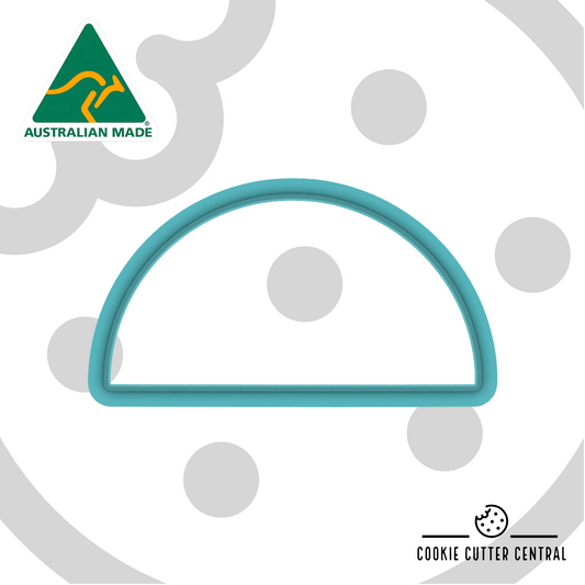 Semi Circle Cookie Cutter - 6.5cm x 3.3cm