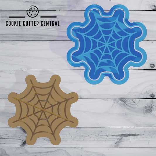 Spider Web Cookie Cutter and Embosser - 7.1cm x 7.1cm