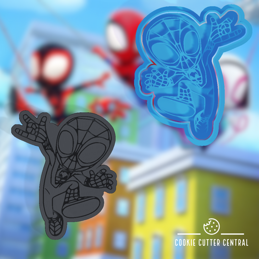 Spidey - Spin Cookie Cutter and Embosser - 9.5cm x 7.8cm