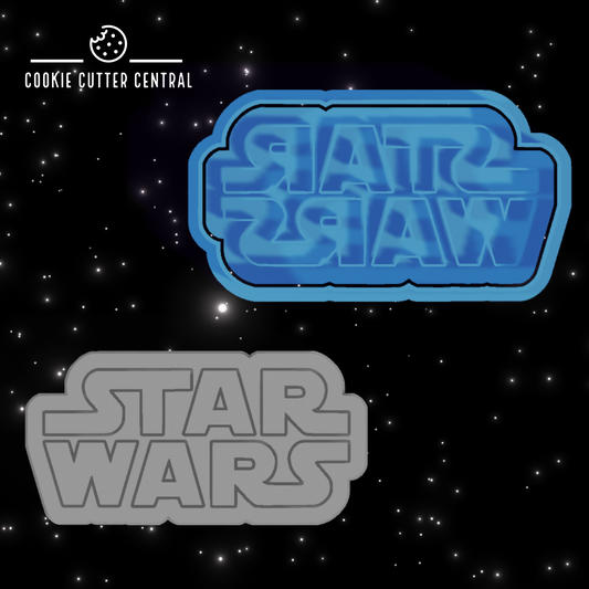 Star Wars Logo Cookie Cutter and Embosser - 5.1cm x 10.1cm