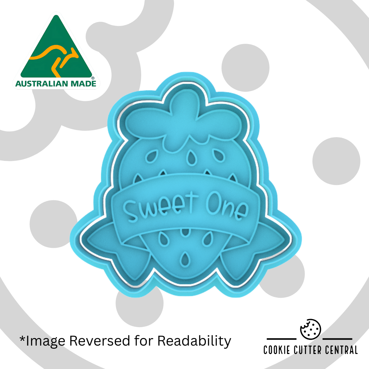 Sweet One Cookie Cutter and Embosser - 8.1cm x 8.4cm