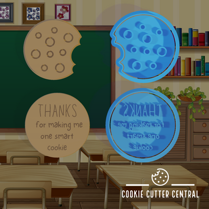 "Thanks for making me one smart Cookie" Cookie Cutter Set