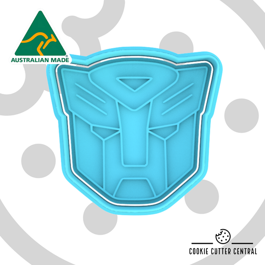 Transformers Autobot Cookie Cutter and Embosser - 6.4cm x 6.7cm